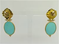 Pendientes Michieletto Gioielli Mujer in Oro amarillo Turchese MICGIO10002544 - MICGIO10002544